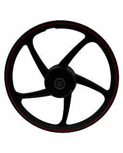 Обод 17" заднего колеса, литой 1,4 х 17" пять лучей Riva SX /CX /CX120 LED(BM903)